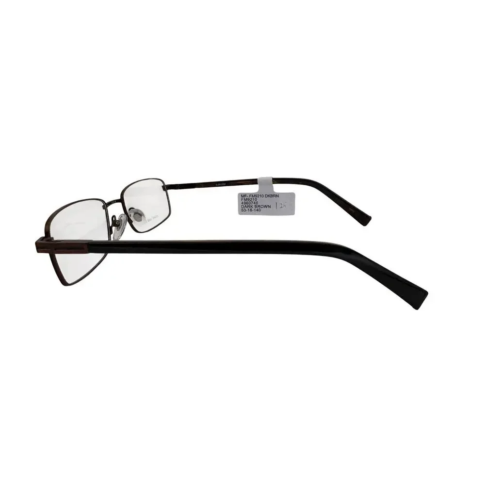 NO BRAND MF FM9210 DARK BROWN AUTHENTIC EYEGLASSES FRAMES 53-18-140